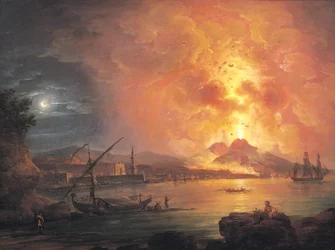 La Erupción del Vesubio